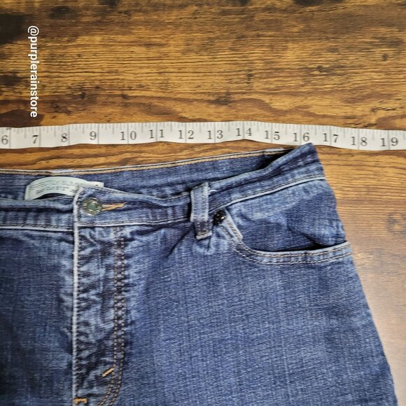 Levi's Jeans 16 Perfectly Slimming 512 Boot Button Flap Tummy Control Western - Picture 8 of 14